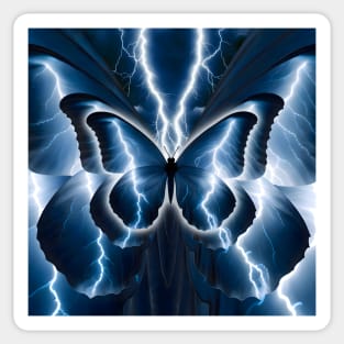 Lightning Butterfly Sticker